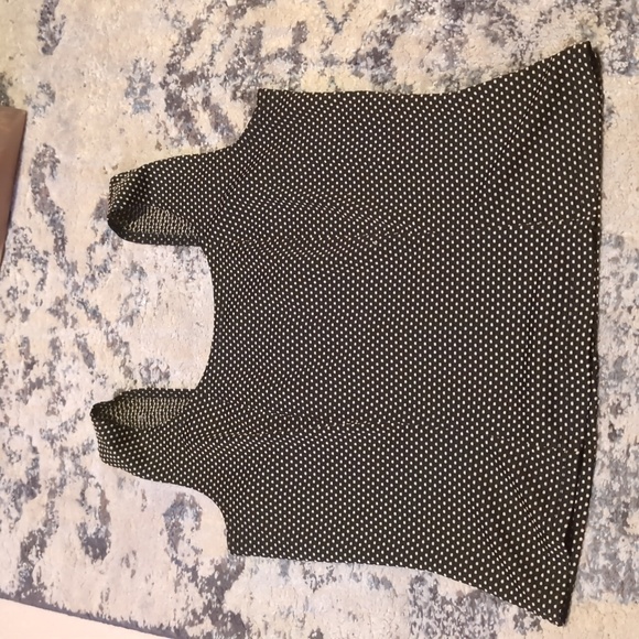 Worthington size large polkadot tank top cropped like new - Picture 1 of 3